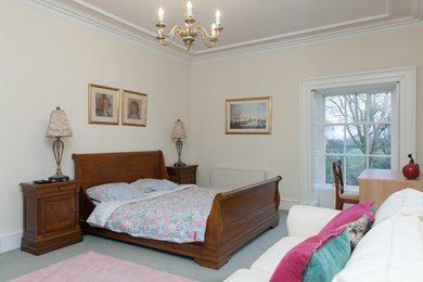 Design ideas for a traditional bedroom in Belfast.