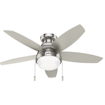 Lilliana 2 Light 44" Indoor Ceiling Fan, Brushed Nickel