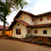 Roof  and exterior color of home