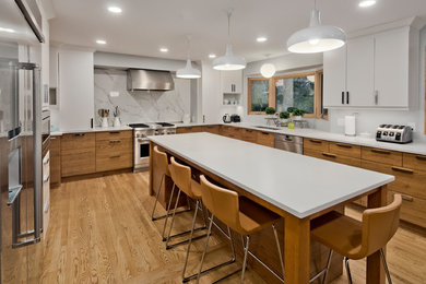 Mid-sized minimalist kitchen photo in Other