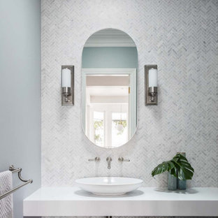Transitional bathroom in Sydney.