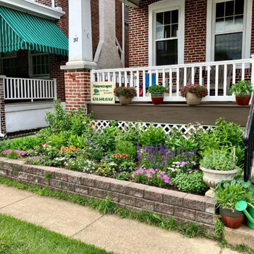 Small Redesign Adds Beautiful Color to a Front Garden in Phoenixville