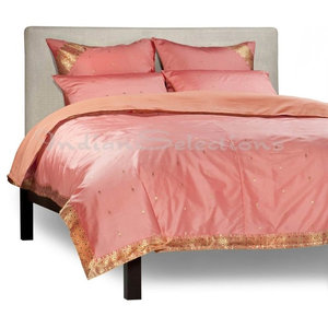 Deny Designs Stephanie Corfee Pink In The Dark Duvet Cover Set