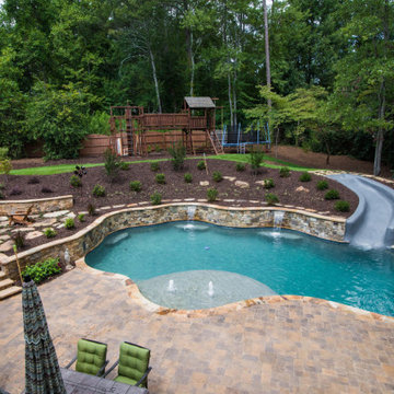 Free Form Swimming Pool: Dive into Timeless Elegance