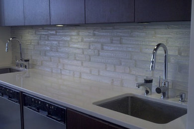 Inspiration for a contemporary kitchen remodel in Other