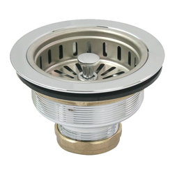 Everflow Supplies (EVEXY) - Everflow Kohler Style Chrome Plated Heavy Duty Sink Strainer - Kitchen Fixture Parts