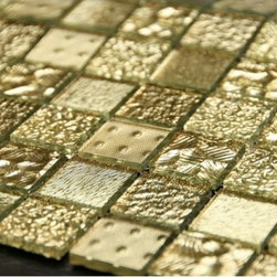Exotic Glass Contemp Series Golden Crust M9 - Tile