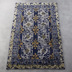 Asa Blue Rug | CB2 - Area Rugs