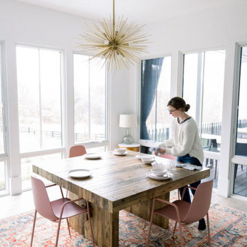District Loom Styled Shoot Kitchen Dining Nook