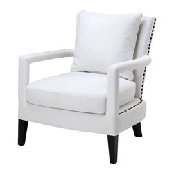 Eichholtz Gregory Chair White - Armchairs & Accent Chairs