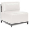 Howard Elliott Avanti White Axis Chair - Titanium Frame
