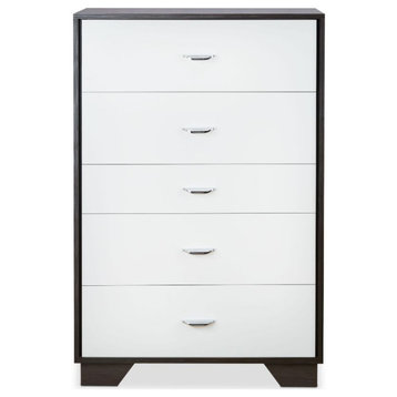 Acme Eloy Chest White and Espresso