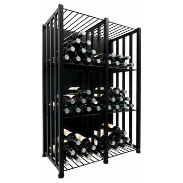 Case and Crate Bin 3 metal wine storage kit, 96 Bottles