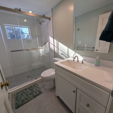 One bathroom split into two Wayland