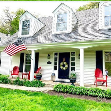 Barrington Hills Cape Cod Farmhouse Staging for Realtor Listing