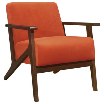 Narcine Accent Chair, Orange