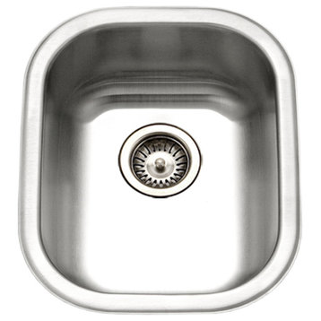 Houzer CS-1407-1 Club Series Undermount Medium Bowl Bar/Prep Sink