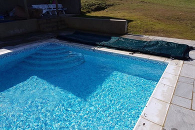 Design ideas for a classic swimming pool in Devon.