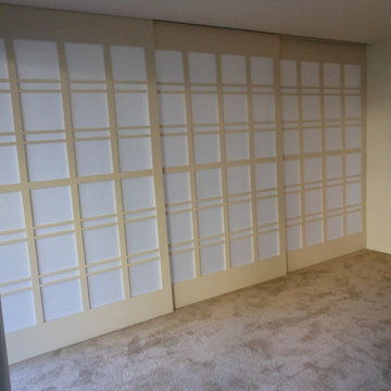 Painted Shoji screen Room Divider Doors