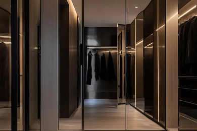 Trendy closet photo in Miami