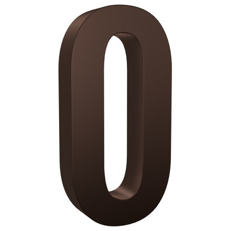 5 in Steel Backlit LED Floating Address Number, Up-Scale Modern Look LumaNumbers