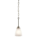 Kichler Lighting - Kichler Lighting 43640NI Jolie - One Light Mini Chandelier - Shade Included: TRUE* Number of Bulbs: 1*Wattage: 100W* BulbType: A19* Bulb Included: No