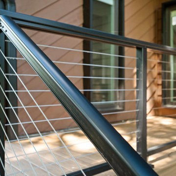 Azek Reserve Collection Antique Leather & Feeney Cable Railing
