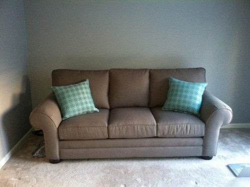 Help My Sofa Was Gray In The, What Colours Go With Mink Brown Sofa