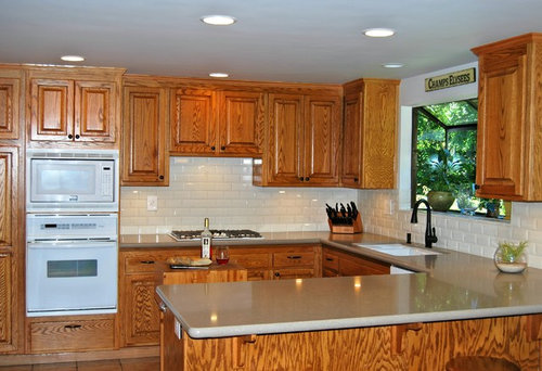 Keeping Oak Cabinets