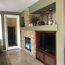 pictures of my family room and kitchen