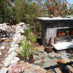 Custom Firegear Outdoors Fireplace - Outdoor Fireplaces