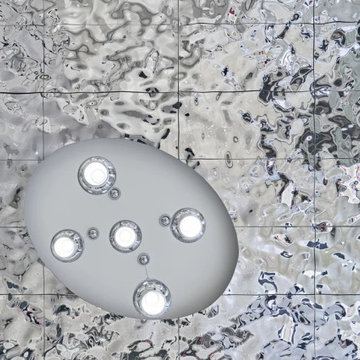 Luxury mirrored ceiling design