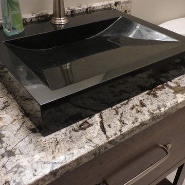 Chocolate Bordeaux vanity