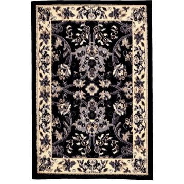 Traditional Zayandeh 2'2"x3' Rectangle Onyx Area Rug