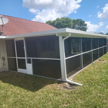 Exterior Aluminum Screen Room and Roof System