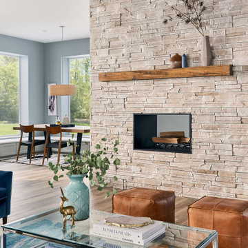 Get Cozy - Fireplace & Living Room Designs