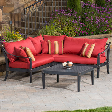 Astoria 4pc Sectional & Table - Cantina