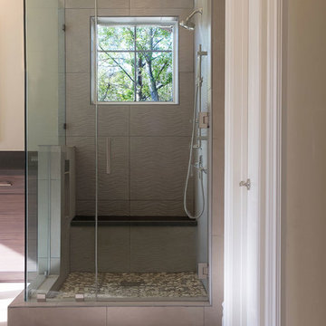 Contemporary Bathroom ~ warm tones