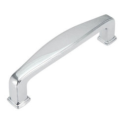 Cosmas - Cosmas 4390CH Polished Brass 3-1/2&rdquo; CTC Cabinet Pull [5-PACK] - Cabinet And Drawer Handle Pulls