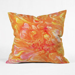 Swirled Petals Throw Pillow Cover - Decorative Pillows