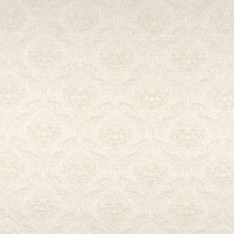 Beige And Off White Flowers And Leaves Upholstery Fabric By The Yard