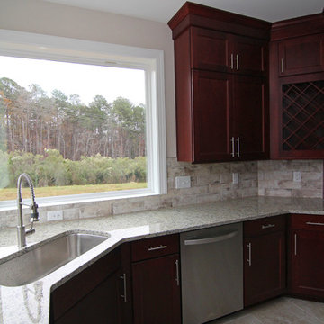 Wine Rack in Kitchen