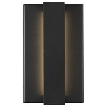 Windfall 8" Outdoor Wall Sconce, Black