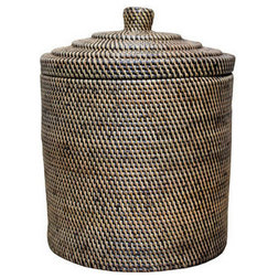 Eclectic Baskets Rattan Basket with Top