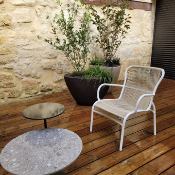 Aménagement d'une terrasse
