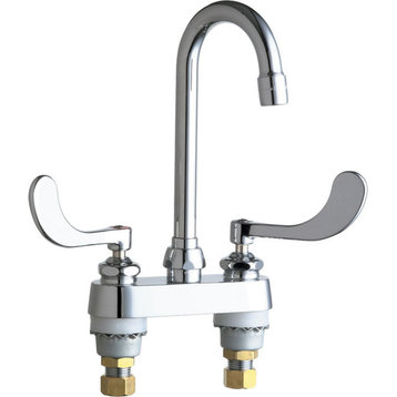Chicago Faucets 895-317ABCP Hot and Cold Sink Faucet