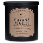 MVP Group International Inc. - Manly Indulgence Scented Jar Candle, 15 Oz, Havana Nights - The smoked cognac and Valencia orange in our Havana Nights candle adds a light, exotic and masculine scent to your space.