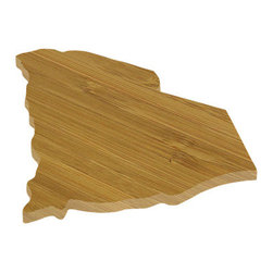 CuttingBoards.net - State Shaped Cutting Boards, Brown Richlite, South Carolina - Cutting Boards