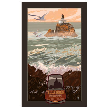 Mike Rangner Tillamook Rock Lighthouse Art Print, 24"x36"