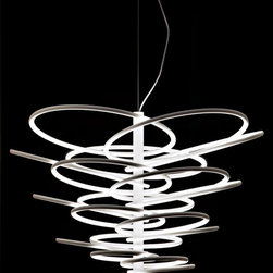 Contemporary Flos 2620 Lamp - White - Chandeliers